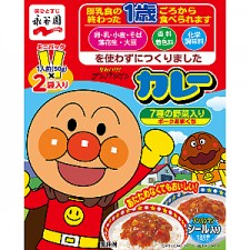 호빵맨 미니 팩 카레 돼지고기 달콤한맛 (50g × 2 봉지)