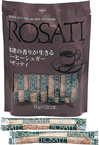 ROSATI 커피 향을 살리는 커피 전용 슈가 로자티 스틱 6g x 20봉
