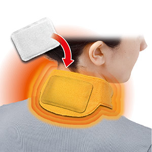 [키리바이]혈류개선 시리즈 목부위타입 전용홀더 + 온열시트3매입 파스