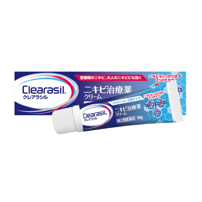 Clearasil 여드름 치료 크림- 백색 타입 (18g)