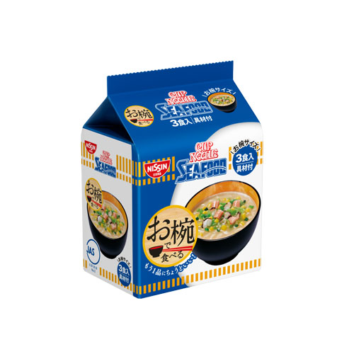 [NISSIN] 그릇에 먹는 컵 누들 씨푸드 3개입