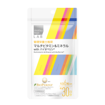 [matsukiyo] LAB 멀티 비타민&미네랄 with 바이오 페린 180정