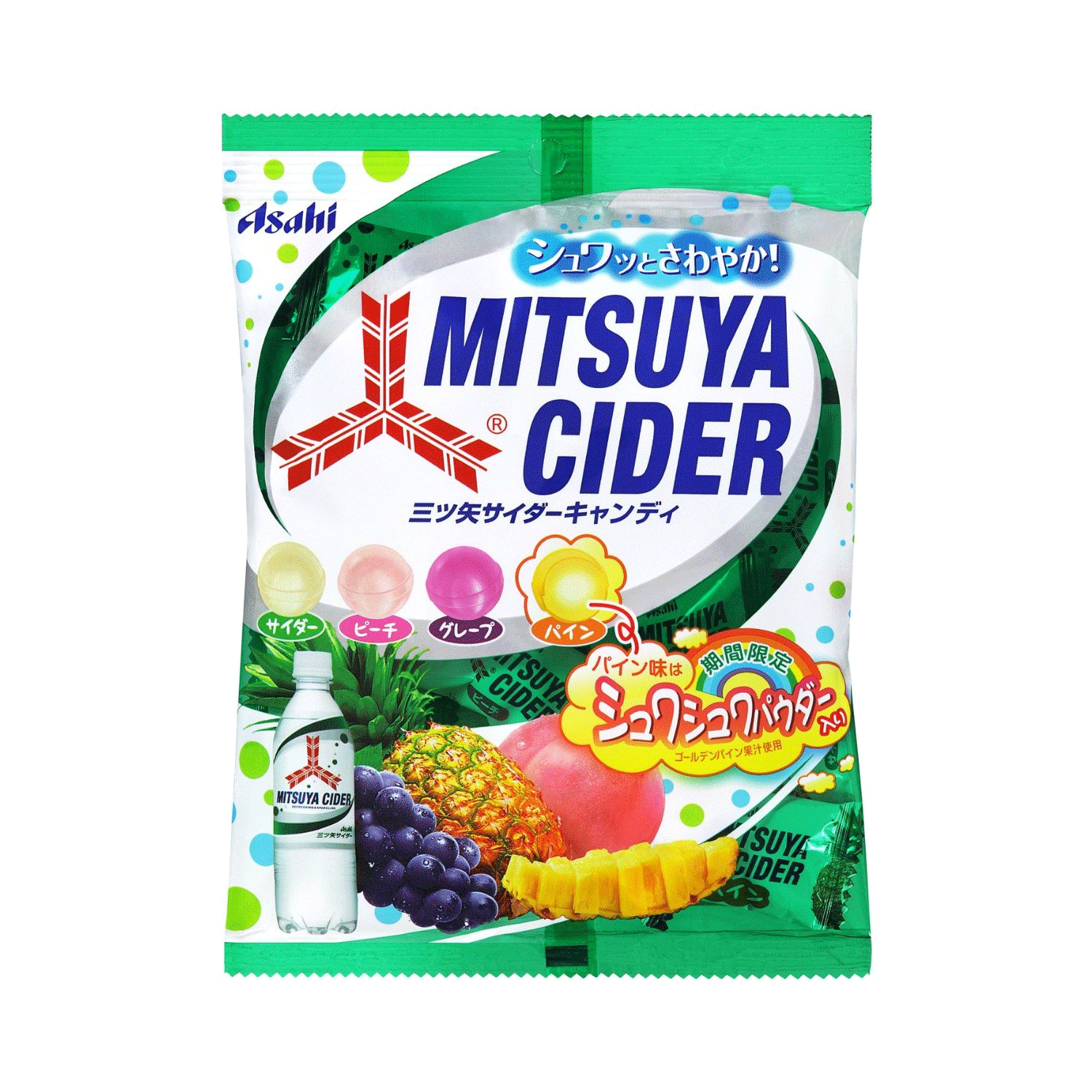 [Asahi] 아사히 미츠야 사이다 탄산캔디 136g