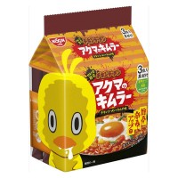 그릇에 먹는 치킨 라면 아쿠마노키무라 3개입 그릇용