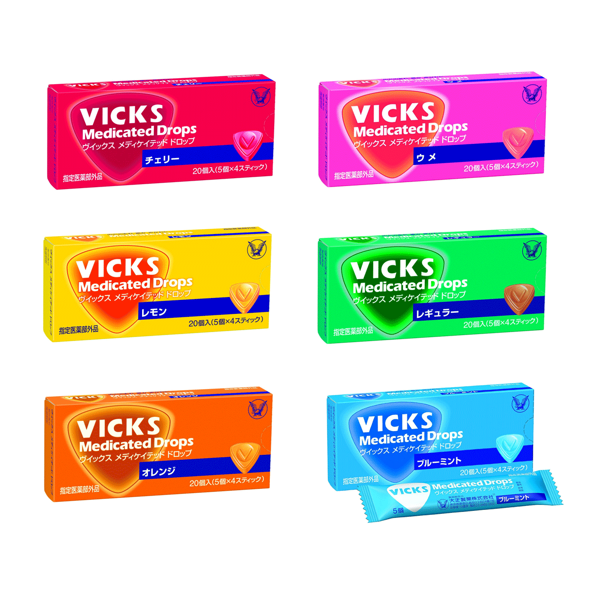 [다이쇼 제약] 빅스 메디케니트 드롭스 20정