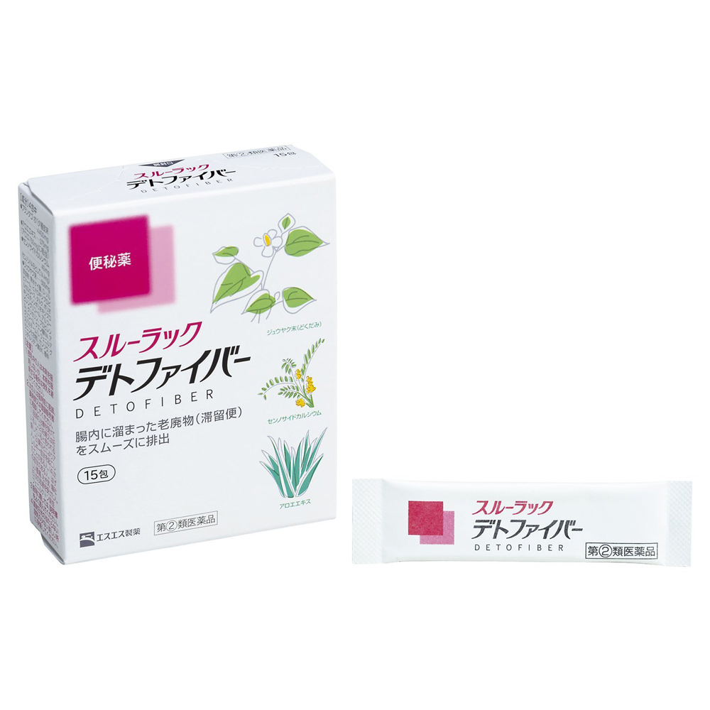 [에스에스]스루락쿠 데토 화이바 1.55g × 15포