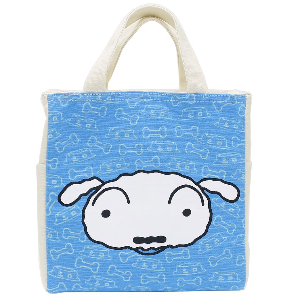 크레용 신짱(짱구) 보냉 런치 백 천패스너 부착 스퀘어 보냉 백 페이스 스몰 플래닛 도시락 가방