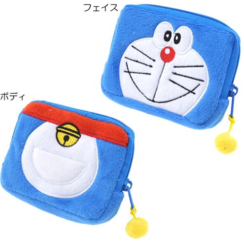 도라에몽 카드 케이스 봉제인형 카드 파우치