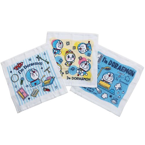 손수건 타올 3 매세트 핸드 타올 도라에몽 도라에몽 랜드 산리오 환마코토 3매 셋트