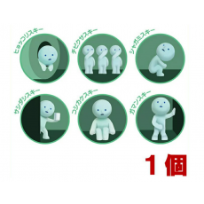 [SMISKI] 스미스 키 미니 피규어 화장실 시리즈 1 개 (야광)