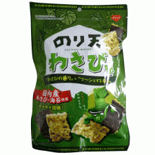 (김과자) 해물 튀김 김 하늘 와사비 맛 4 봉지 75g