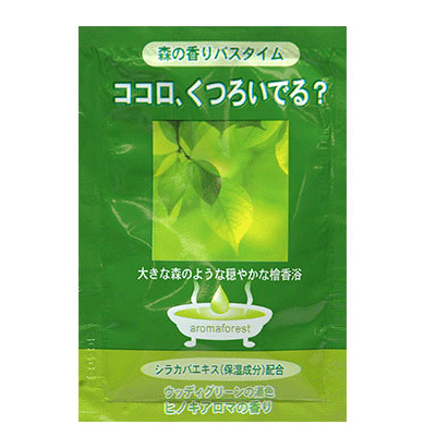 [입욕제]주간 버스 타임 숲의 향기 목욕 시간 마음 편안 데루