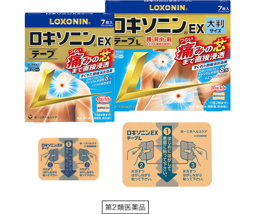 로키소닌 EX 테이프 파스