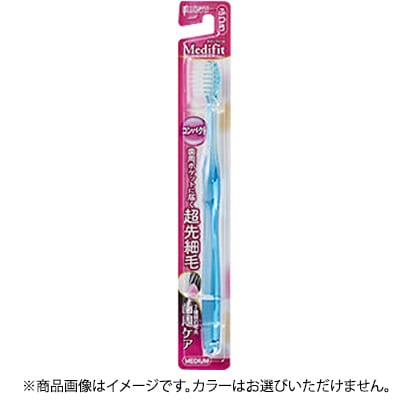 에비스 EBiSU 메디핏트 클리어 초첨세 털털 브러시 보통 1개