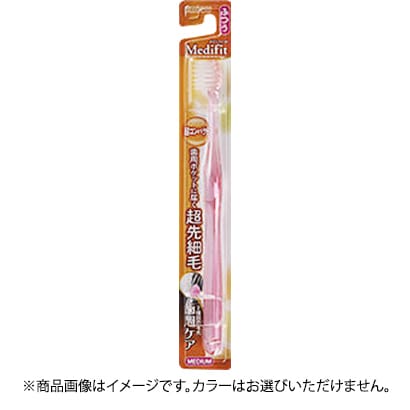 에비스 EBiSU 메디핏 슈퍼 가는 털 브러시 슈퍼 컴팩트 보통 1 개 [칫솔]