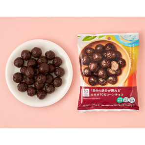 로손 1일분의 철분 카카오70％ 콘초코 50g 일본 편의점 간식 군것질