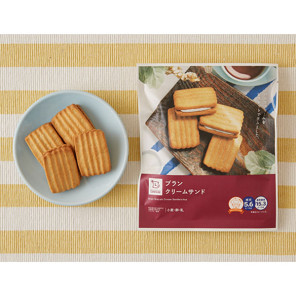 로손 블랑 크림샌드 4개입 일본 편의점 간식 군것질