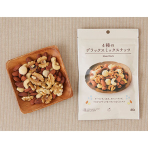 로손 4종 디럭스 믹스넛 86g 일본 편의점 안주