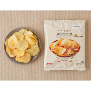 로손 자쿳토 포테토 우마아지 콘소메 52g 일본 편의점 과자 스낵