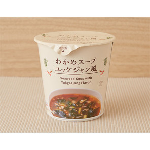 로손 와카메 스프 육개장풍 일본 편의점 컵스프