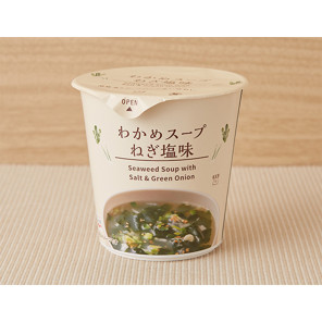 로손 와카메 스프 네기시오맛 일본 편의점 컵스프