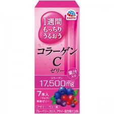 콜라겐 C 미용 젤리 1 주일 확실히 윤기 콜라겐 C 젤리 아사이 베리 맛 비타민 C 콜라겐 젤리 10g × 7 개 스틱 타입