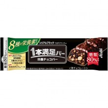 아사히 그룹 식품 Asahi 1 개 만족 바 시리얼 블랙 당류 80 % 할인 1 개 [영양 지원 식품]