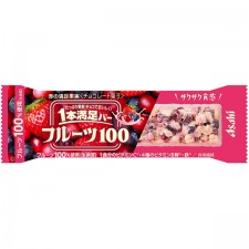 아사히 그룹 식품 Asahi1 책 만족 바 과일 100 레드 만족 과일