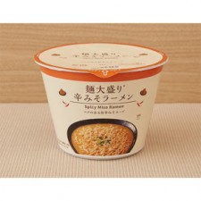 로손 멘오오모리 카라 미소라멘 104g 일본 편의점 컵라면