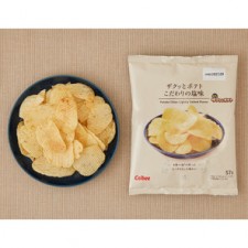 로손 자쿳토 포테토 고다와리노 시오 57g 일본 편의점 과자 스낵